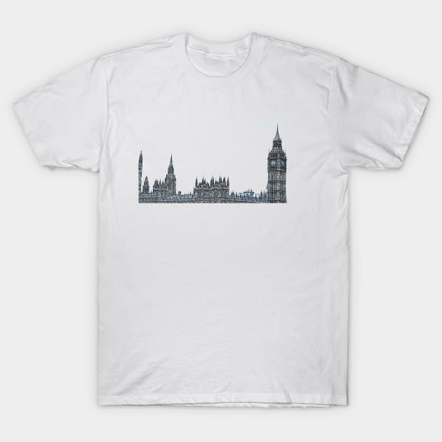 Houses of Parliament bywhacky T-Shirt by bywhacky